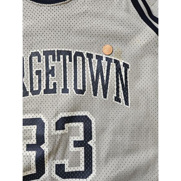 Nike Georgetown #33 Alonzo Mourning Jersey Men’s Sz 48/XL Gray Vintage 90s - Picture 6 of 6